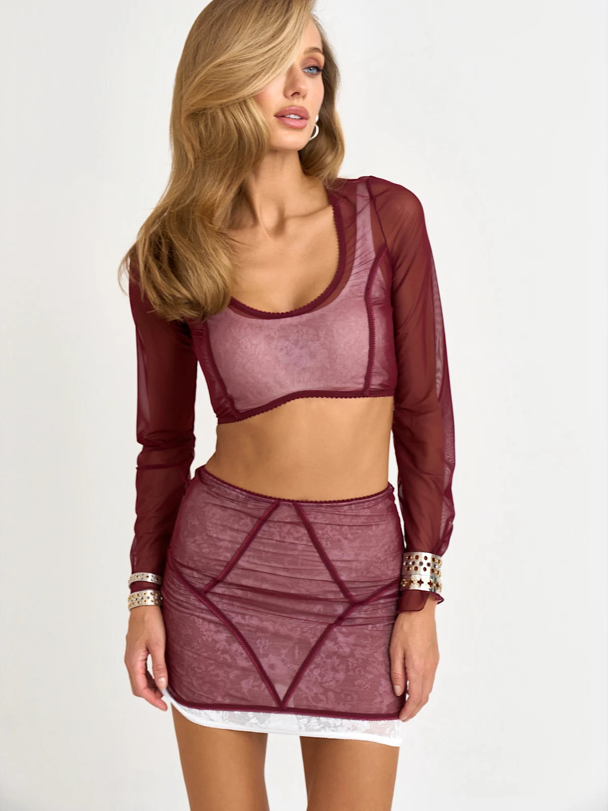 Skirt Delight Burgundy – 7