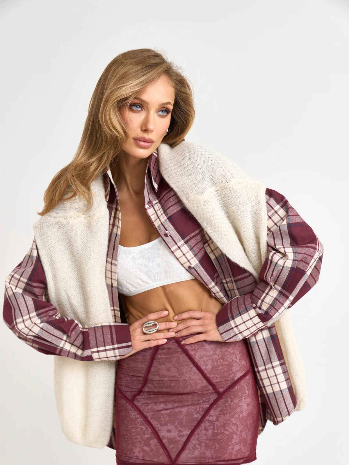 Skirt Delight Burgundy – 4