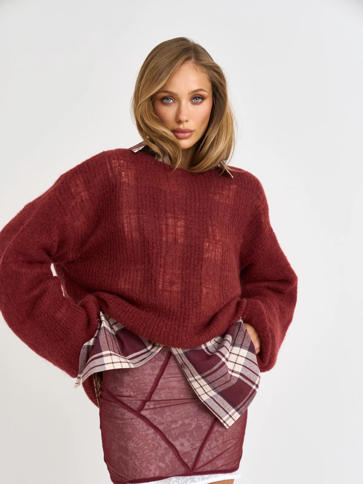 Skirt Delight Burgundy – 8