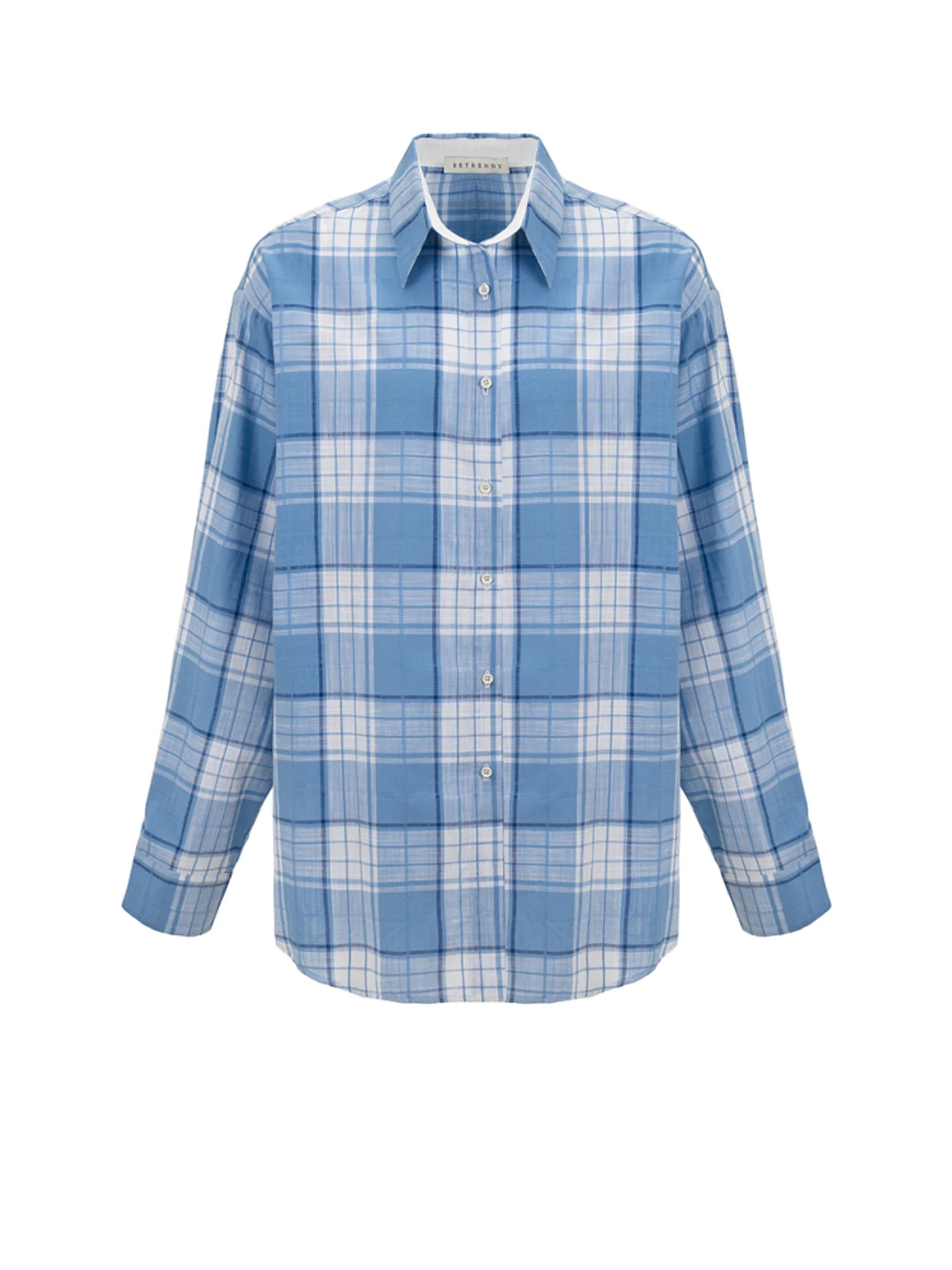 Shirt Azure Check