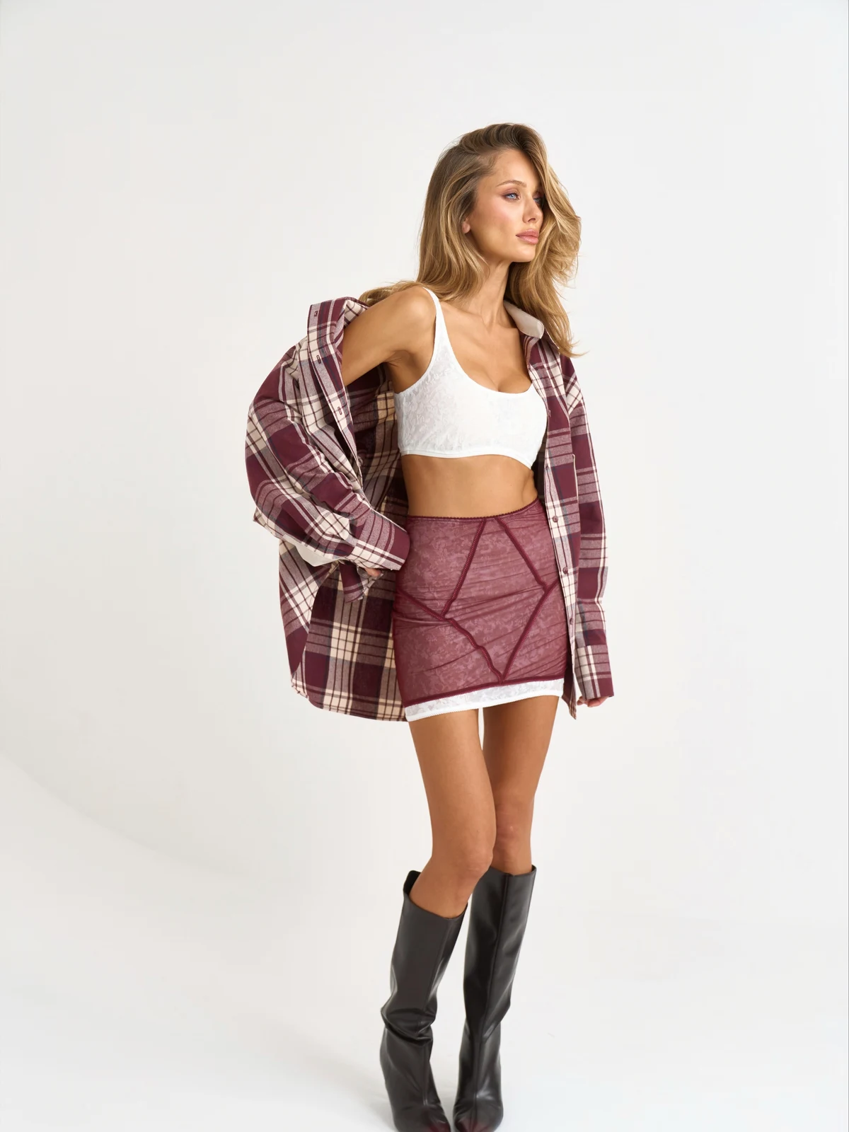 Skirt Delight Burgundy – 11