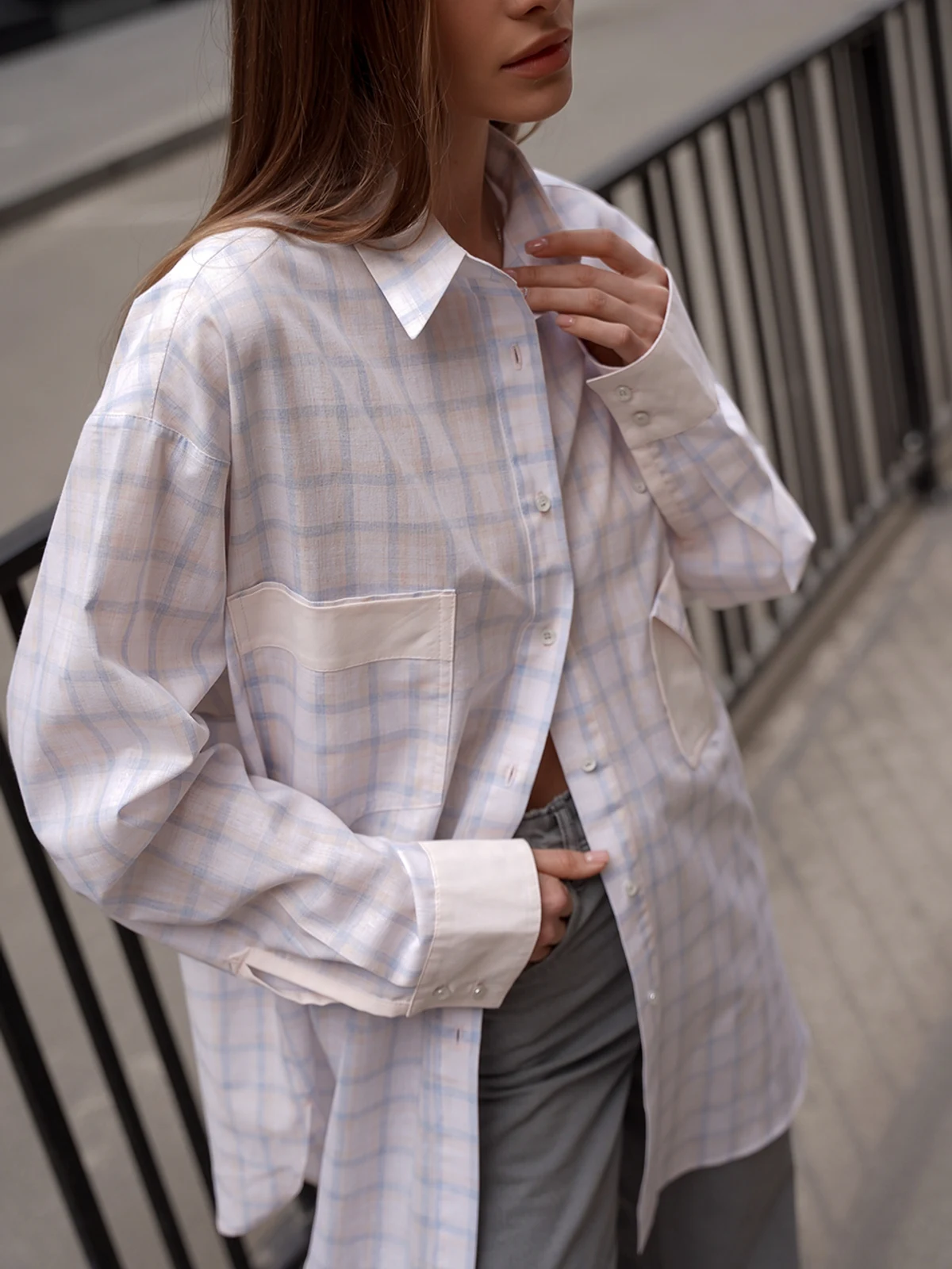 Shirt Blush Check – 8