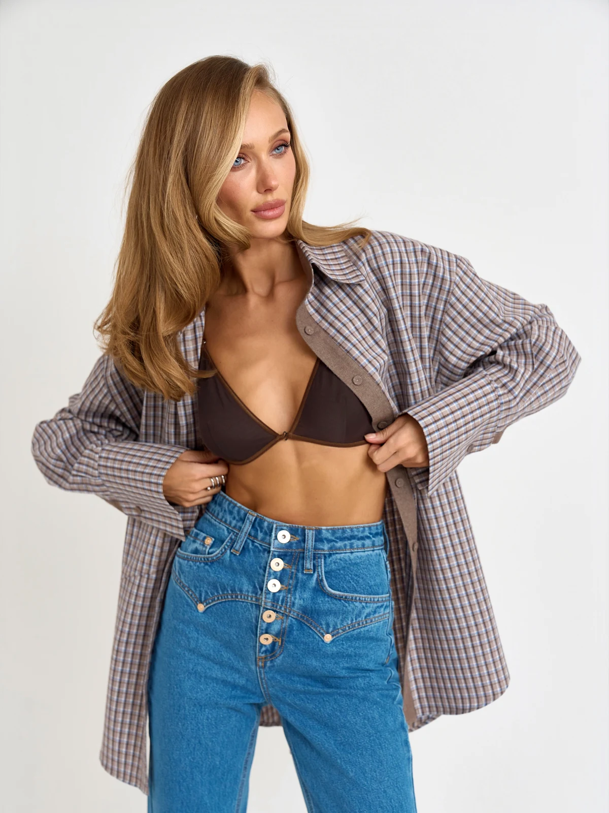 Raw Hem Jeans