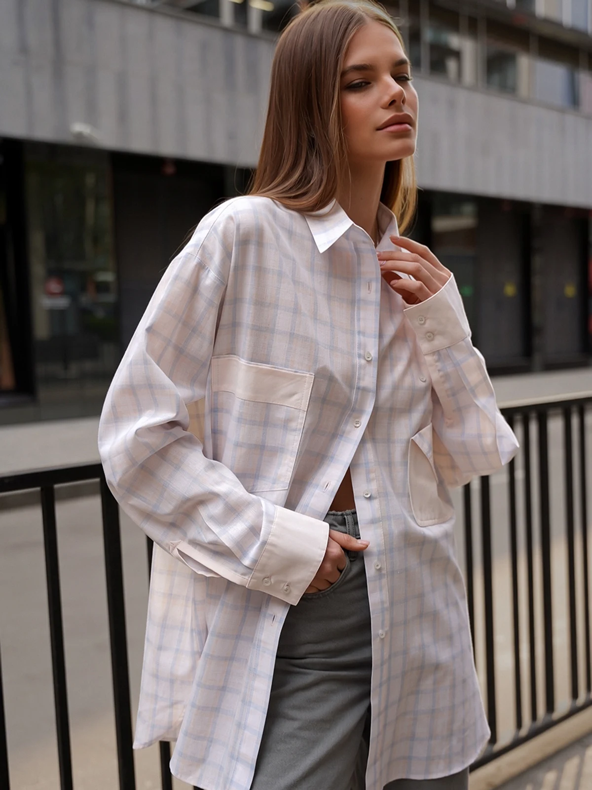 Shirt Blush Check – 6
