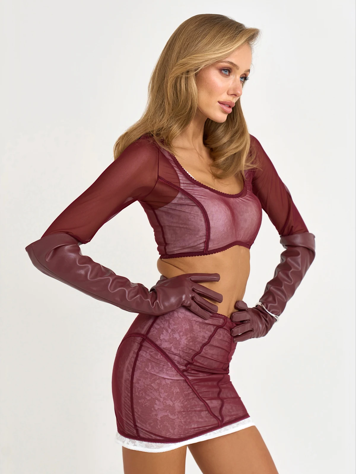 Skirt Delight Burgundy – 13