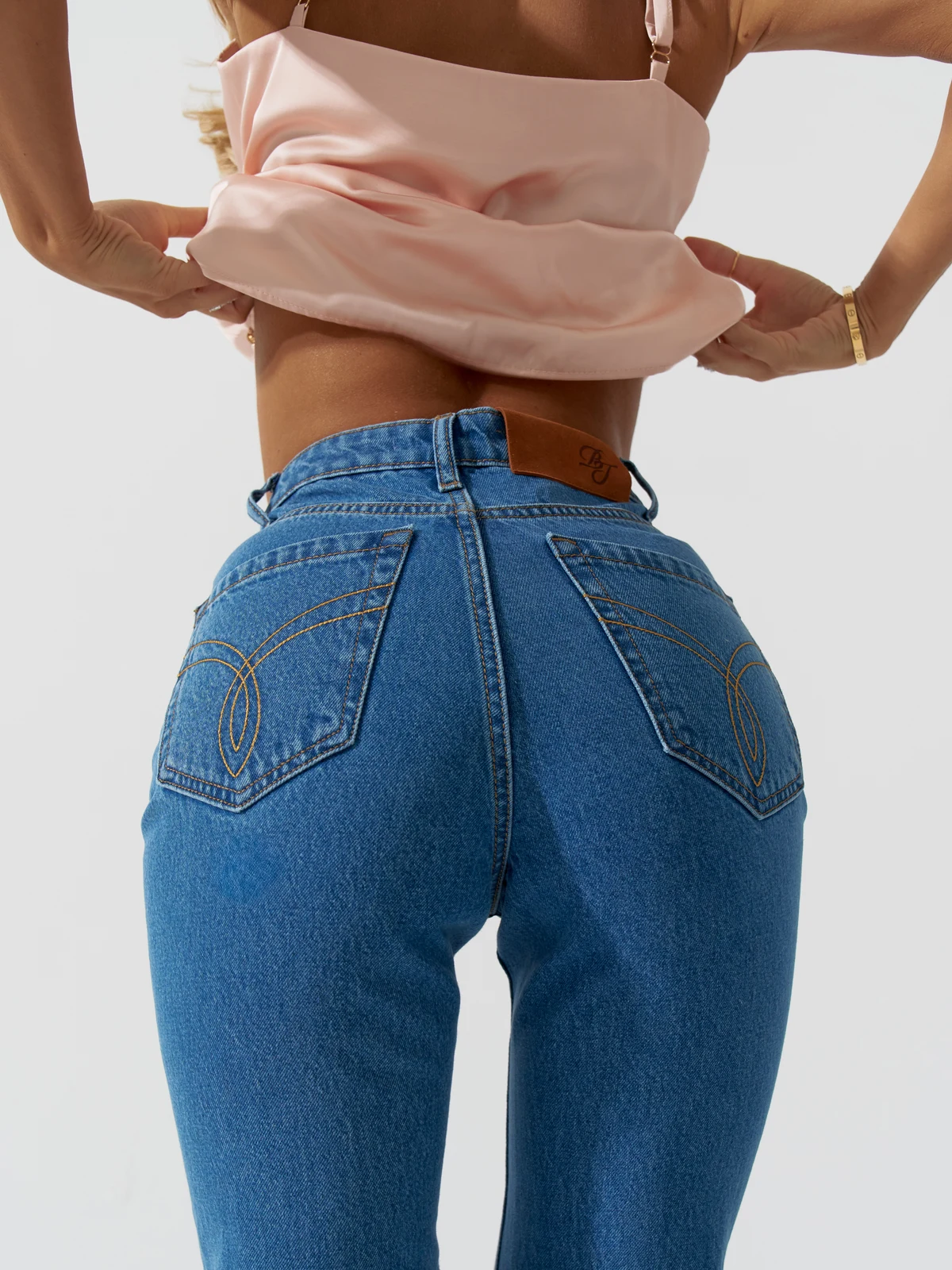 Raw Hem Jeans